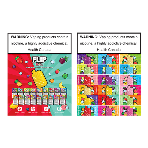 FLIP BAR FLAVOUR MENU