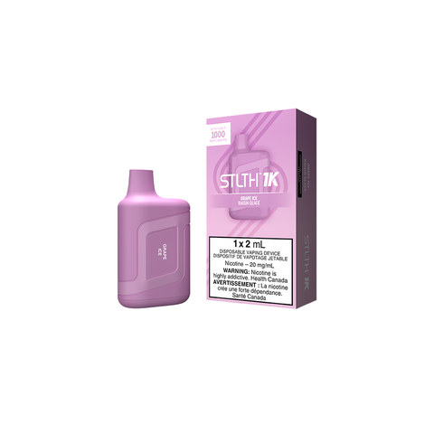 STLTH 1K DISPOSABLE - GRAPE ICE (6PC/CTN)