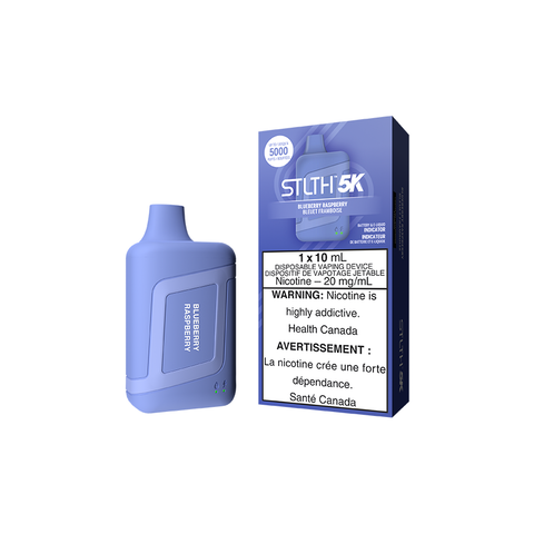 STLTH 5K DISPOSABLE - BLUEBERRY RASPBERRY (5PC/CTN) [AB]