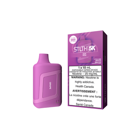 STLTH 5K DISPOSABLE - GRAPE (5PC/CTN) [ON]