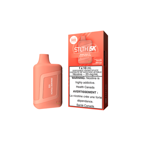 STLTH 5K DISPOSABLE - ORANGE PEACH ICE (5PC/CTN) [ON]