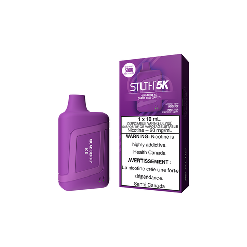 STLTH 5K DISPOSABLE - QUAD BERRY ICE (5PC/CTN) [ON]