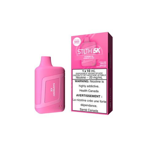 STLTH 5K DISPOSABLE - RASPBERRY ICE (5PC/CTN) [ON]