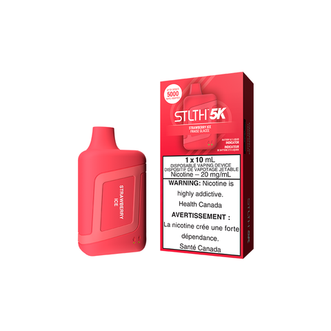 STLTH 5K DISPOSABLE - STRAWBERRY ICE (5PC/CTN) [ON]