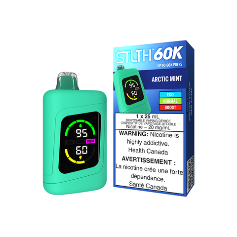 STLTH 60K DISPOSABLE - ARCTIC MINT (4PCS/CTN) [AB]