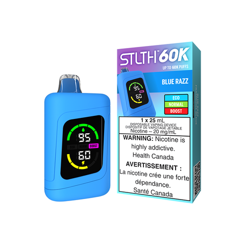 STLTH 60K DISPOSABLE - BLUE RAZZ (4PCS/CTN)