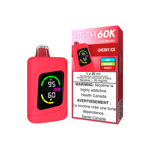 STLTH 60K DISPOSABLE - CHERRY ICE (4PCS/CTN) [ON]