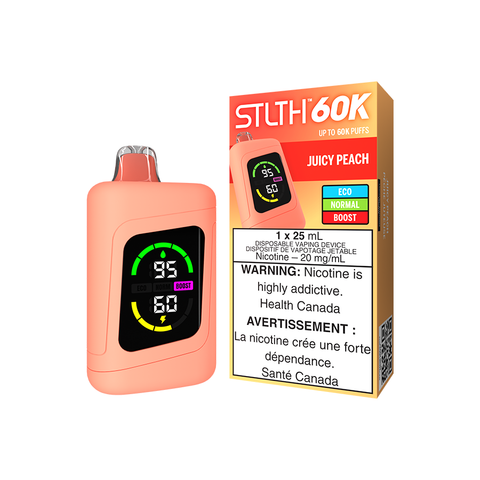 STLTH 60K DISPOSABLE - JUICY PEACH (4PCS/CTN) [AB]