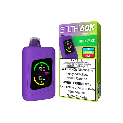 STLTH 60K DISPOSABLE - KIBERRY ICE (4PCS/CTN) [AB]