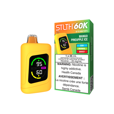 STLTH 60K DISPOSABLE - MANGO PINEAPPLE ICE (4PCS/CTN)