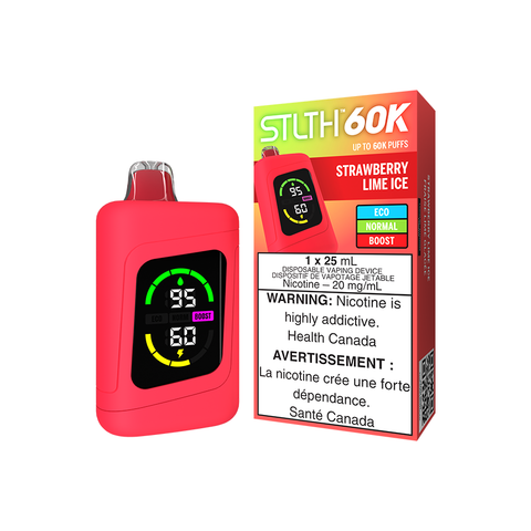 STLTH 60K DISPOSABLE - STRAWBERRY LIME ICE (4PCS/CTN)