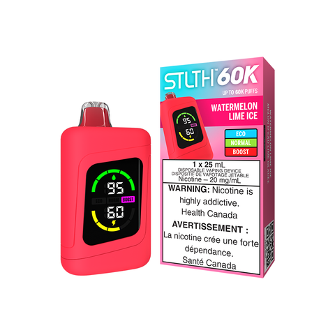 STLTH 60K DISPOSABLE - WATERMELON LIME ICE (4PCS/CTN)