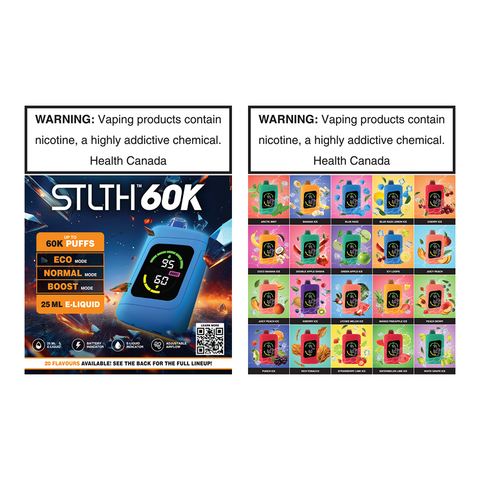 STLTH 60K FLAVOUR MENU