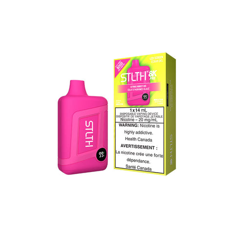 STLTH 8K PRO DISPOSABLE - CITRUS BURST ICE (5PC/CTN) [AB]