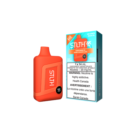 STLTH 8K PRO DISPOSABLE - BLOOD ORANGE ICE (5PC/CTN) [AB]