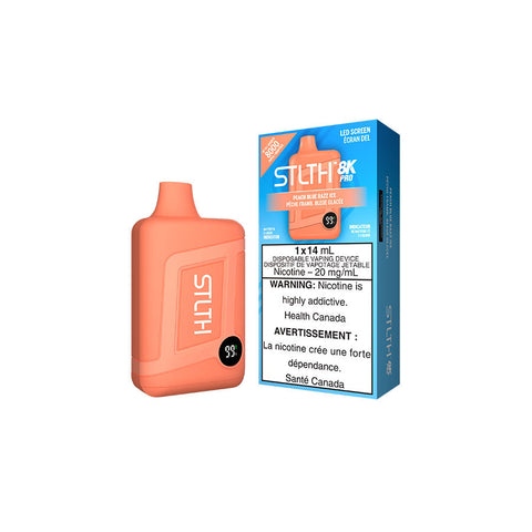 STLTH 8K PRO DISPOSABLE - PEACH BLUE RAZZ ICE (5PC/CTN) [AB]