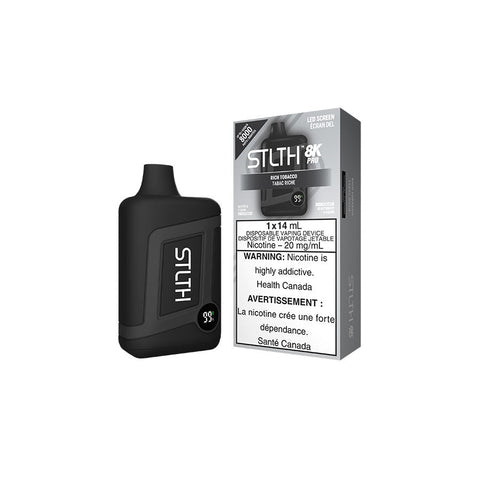 STLTH 8K PRO DISPOSABLE - RICH TOBACCO (5PC/CTN) [NB]