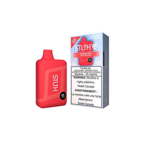 STLTH 8K PRO DISPOSABLE - STRAWBERRY LIME ICE (5PC/CTN) [AB]