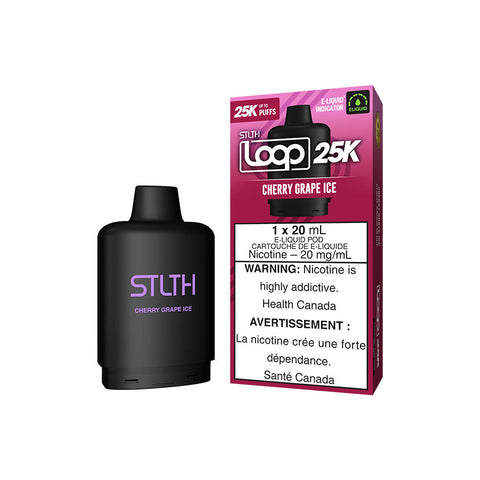 STLTH LOOP 25K POD PACK - CHERRY GRAPE ICE (5PC/CTN) [MB]