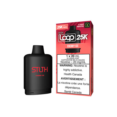 STLTH LOOP 25K POD PACK - CHERRY ICE (5PC/CTN) [MB]