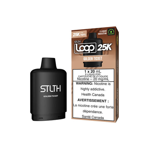 STLTH LOOP 25K POD PACK - GOLDEN TICKET (5PC/CTN) [ON]