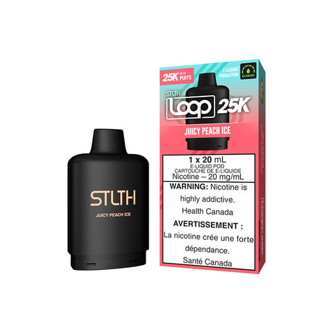 STLTH LOOP 25K POD PACK - JUICY PEACH ICE (5PC/CTN) [ON]