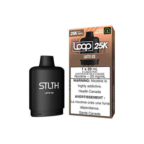 STLTH LOOP 25K POD PACK - LATTE ICE (5PC/CTN) [MB]