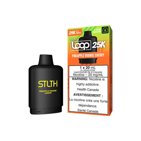 STLTH LOOP 25K POD PACK - PINEAPPLE ORANGE CHERRY (5PC/CTN) [ON]