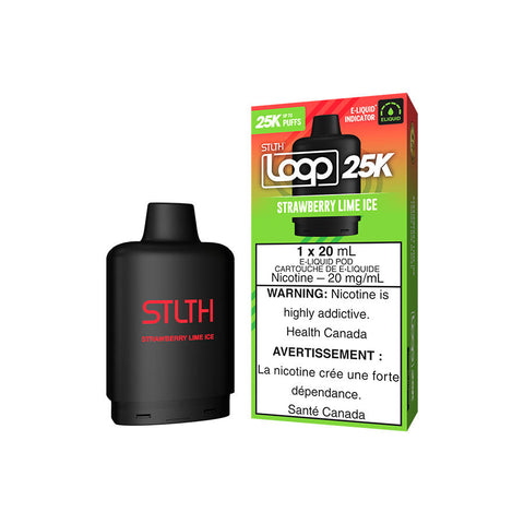 STLTH LOOP 25K POD PACK - STRAWBERRY LIME ICE (5PC/CTN) [AB]