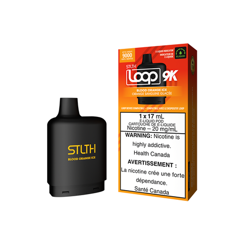 STLTH LOOP 9K POD PACK - BLOOD ORANGE ICE (5PC/CTN) [ON]