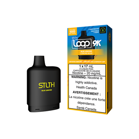 STLTH LOOP 9K POD PACK - BLUE LEMONS (5PC/CTN) [ON]