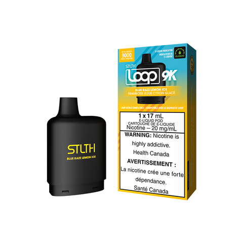 STLTH LOOP 9K POD PACK - BLUE RAZZ LEMON ICE (5PC/CTN) [ON]