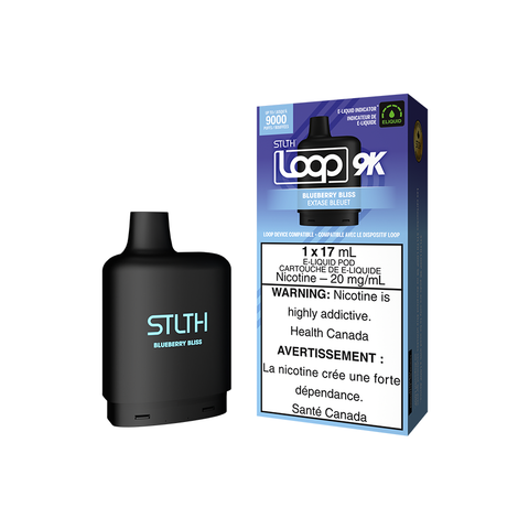 STLTH LOOP 9K POD PACK - BLUEBERRY BLISS (5PC/CTN) [ON]