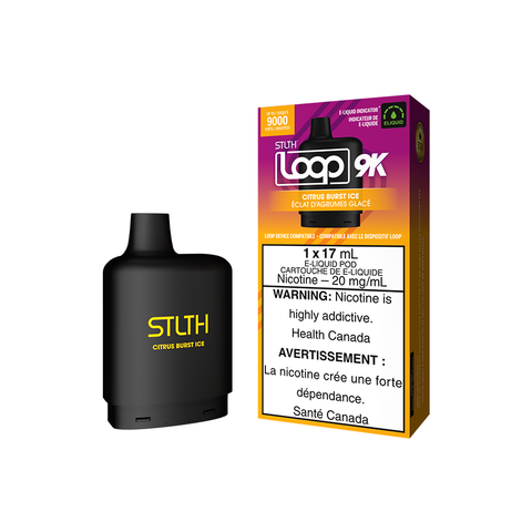 STLTH LOOP 9K POD PACK - CITRUS BURST ICE (5PC/CTN) [ON]