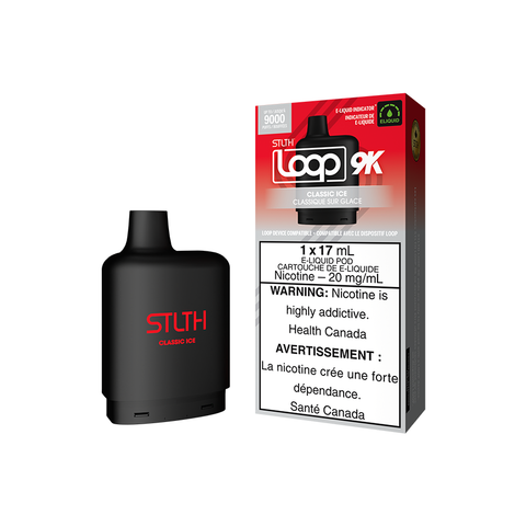 STLTH LOOP 9K POD PACK - CLASSIC ICE (5PC/CTN) [ON]