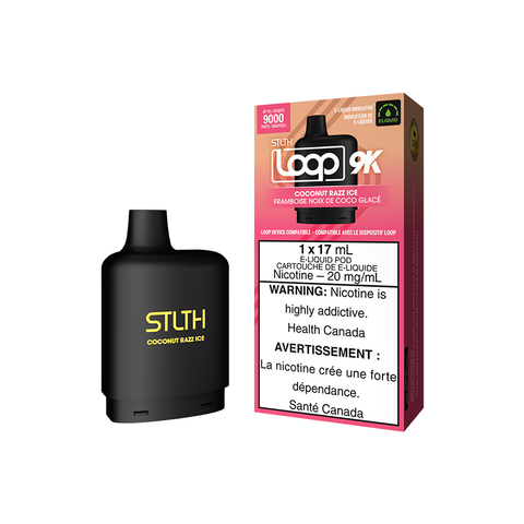 STLTH LOOP 9K POD PACK - COCONUT RAZZ ICE (5PC/CTN) [ON]