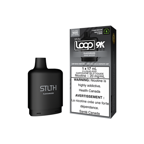 STLTH LOOP 9K POD PACK - FLAVOURLESS (5PC/CTN) [ON]