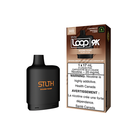 STLTH LOOP 9K POD PACK - GOLDEN TICKET (5PC/CTN) [ON]