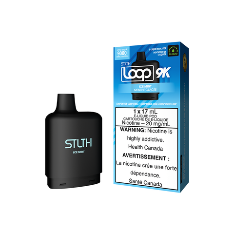 STLTH LOOP 9K POD PACK - ICE MINT (5PC/CTN) [ON]