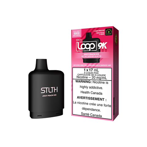 STLTH LOOP 9K POD PACK - JUICY PEACH ICE (5PC/CTN) [ON]