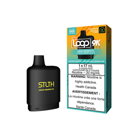 STLTH LOOP 9K POD PACK - LEMON SQUEEZE ICE (5PC/CTN) [ON]