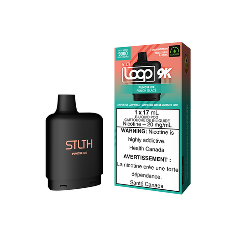 STLTH LOOP 9K POD PACK - PUNCH ICE (5PC/CTN) [ON]