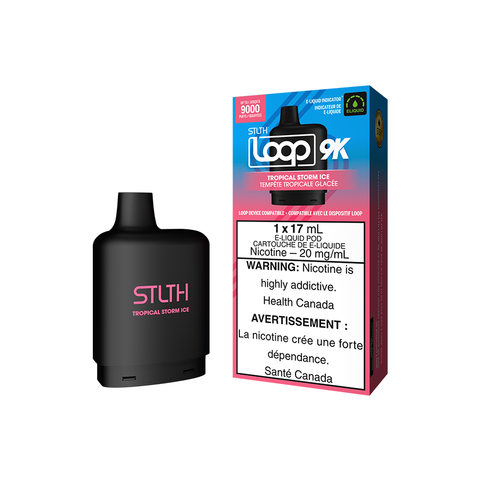 STLTH LOOP 9K POD PACK - TROPICAL STORM ICE (5PC/CTN) [ON]