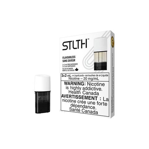 STLTH POD PACK FLAVOURLESS (3 PACK) [NB]