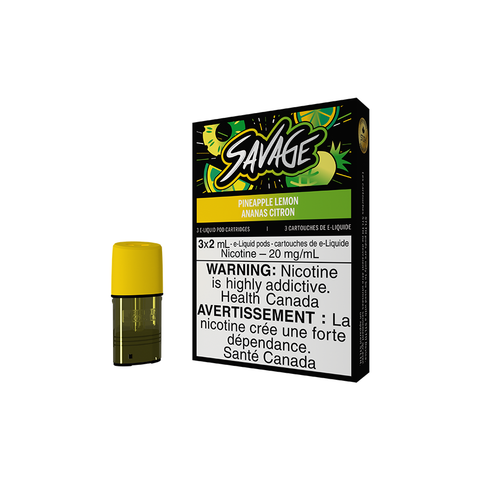 STLTH POD PACK SAVAGE PINEAPPLE LEMON (3 PACK) [AB]