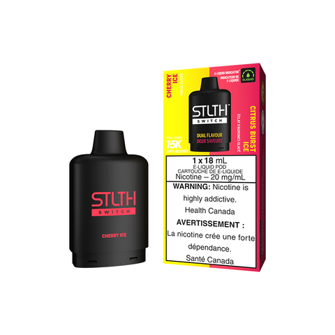 STLTH SWITCH POD PACK - CHERRY ICE AND CITRUS BURST ICE (5PC/CTN) [ON]