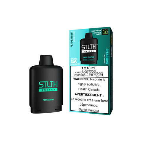 STLTH SWITCH POD PACK - PEPPERMINT AND SPEARMINT (5PC/CTN) [AB]