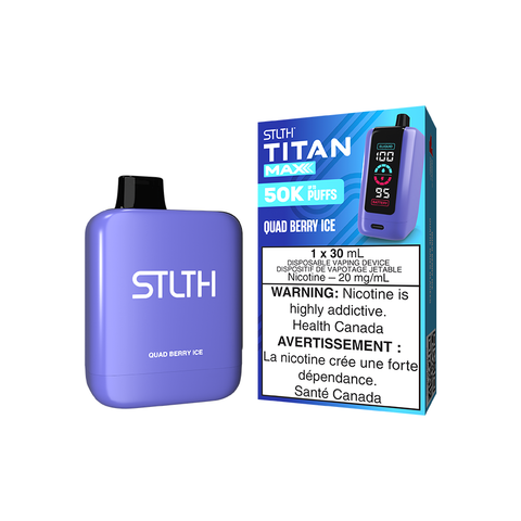 STLTH TITAN MAX DISPOSABLE - QUAD BERRY ICE (4PCS/CTN) [AB]