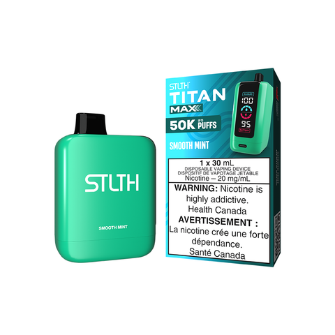 STLTH TITAN MAX DISPOSABLE - SMOOTH MINT (4PCS/CTN) [AB]