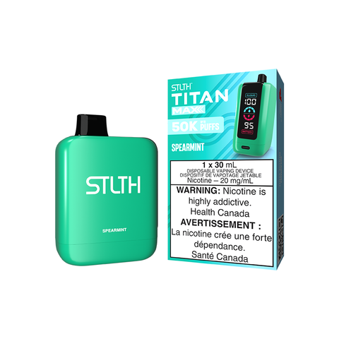 STLTH TITAN MAX DISPOSABLE - SPEARMINT (4PCS/CTN) [ON]